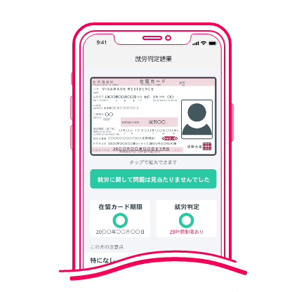 就労可否判定